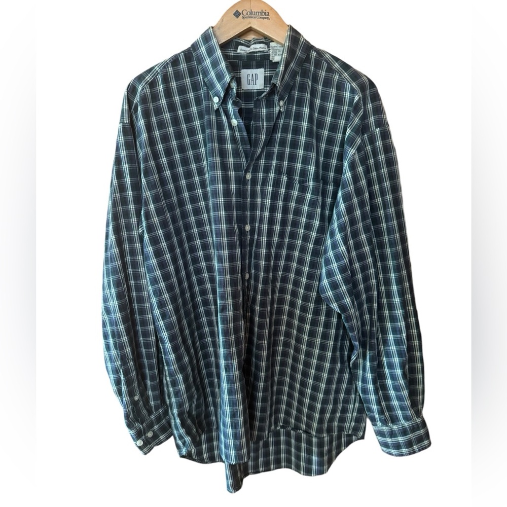 Vintage Gap 100% Cotton Poplin Button‎ Down Oxford